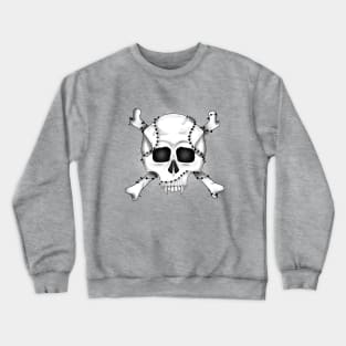 Stipple Skull Crewneck Sweatshirt